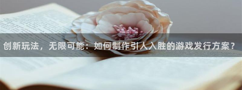 db电竞衣服怎么样：创新玩法，无限可能：如何制作引人入胜的游戏发行方案？